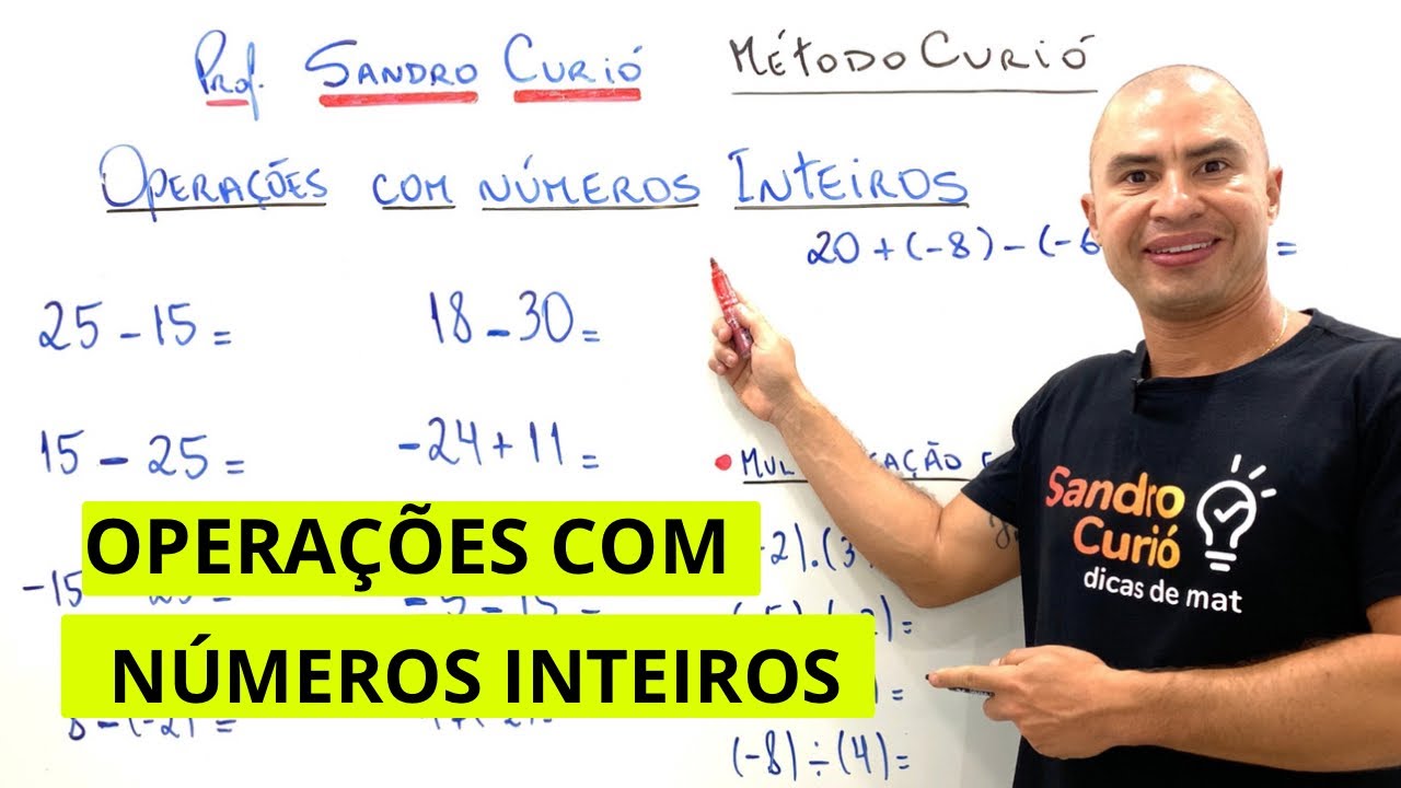 OPERA&Ccedil;&Otilde;ES COM N&Uacute;MEROS INTEIROS | R&Aacute;PIDO E F&Aacute;CIL
