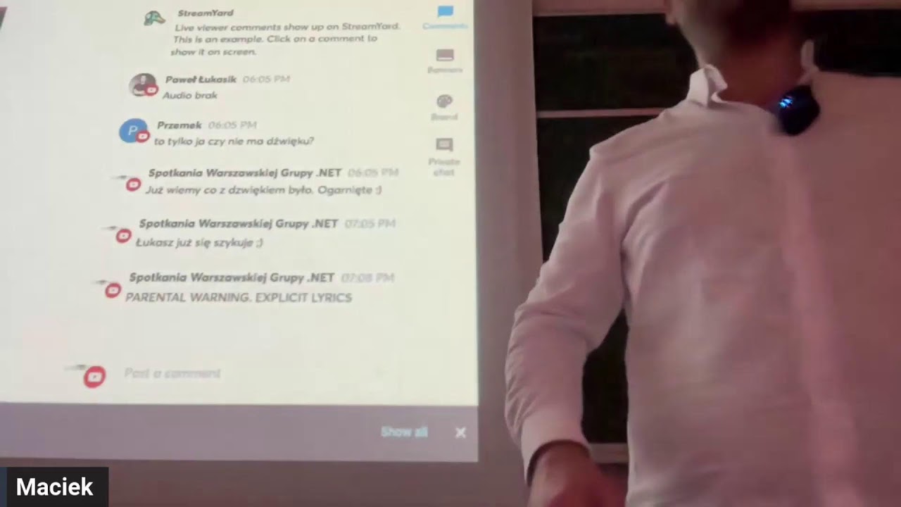 162 Spotkanie WG.NET. Krzysztof Stolarz i Łukasz Kałużny