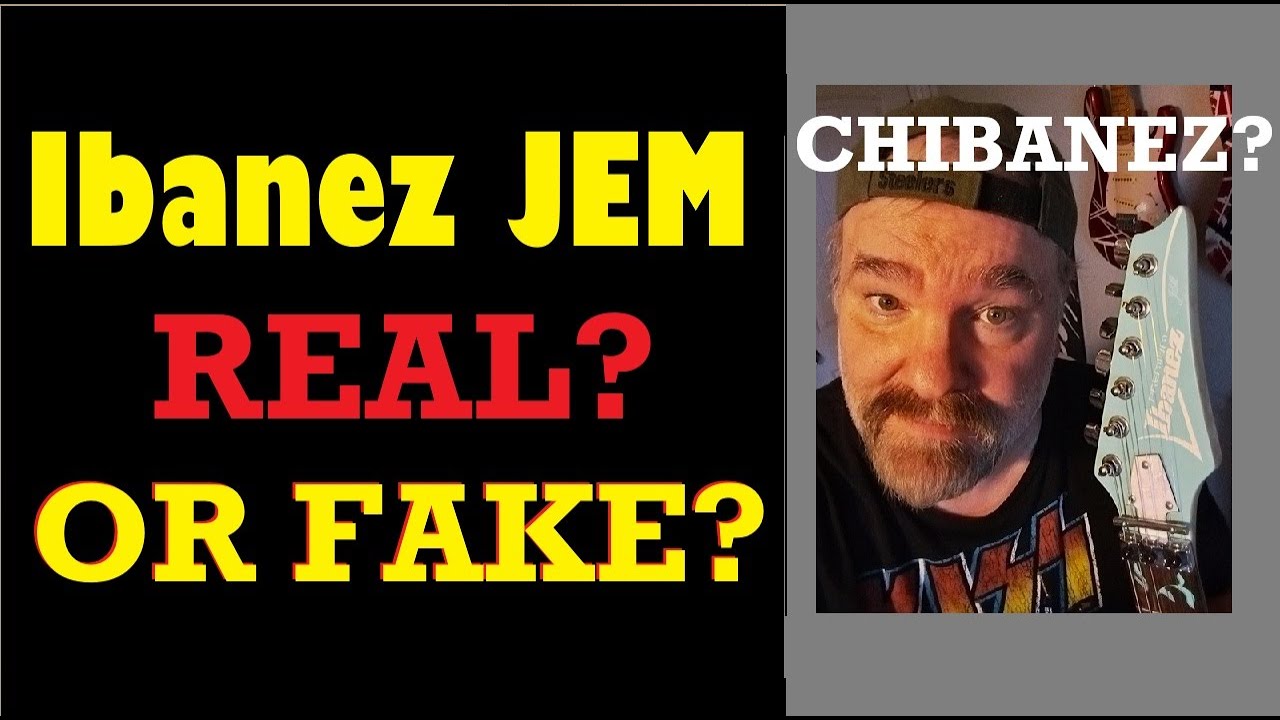 Ibanez Jem Steve Vai: настоящий или поддельный Chibanez? Или сделан в Японии?