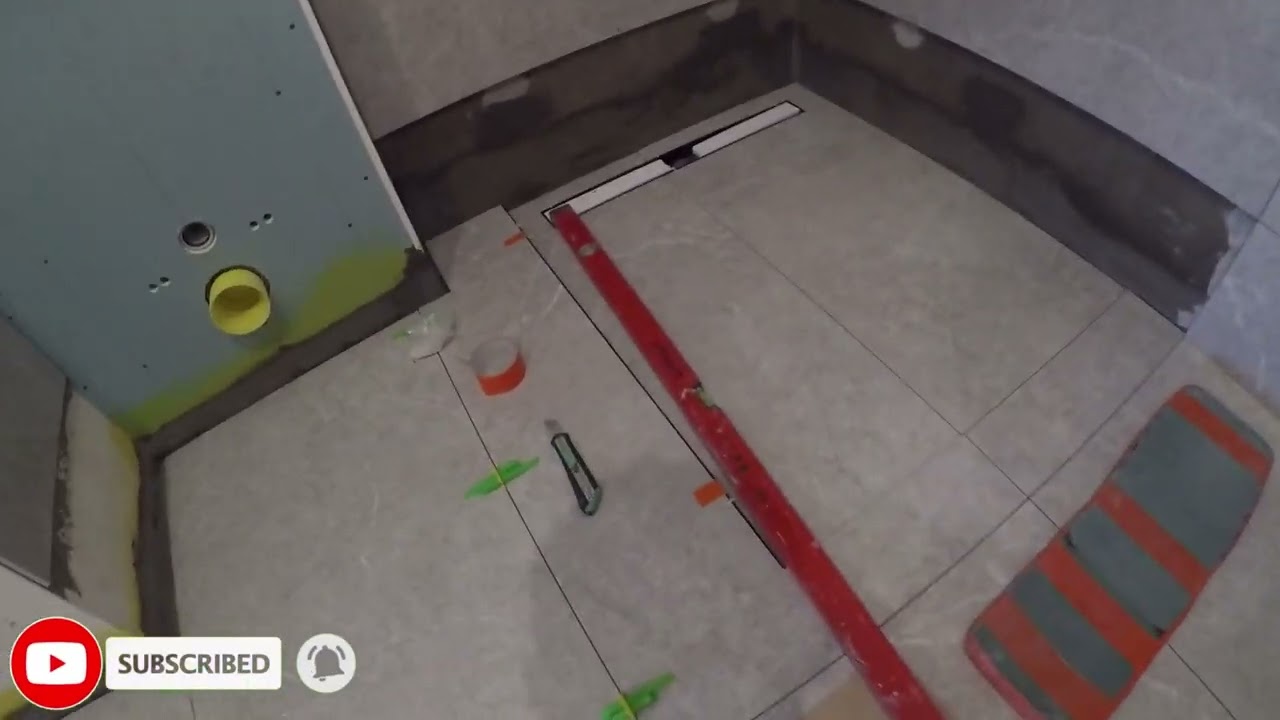 Jak zrobić odpływ liniowy z jednolitym spadkiem???