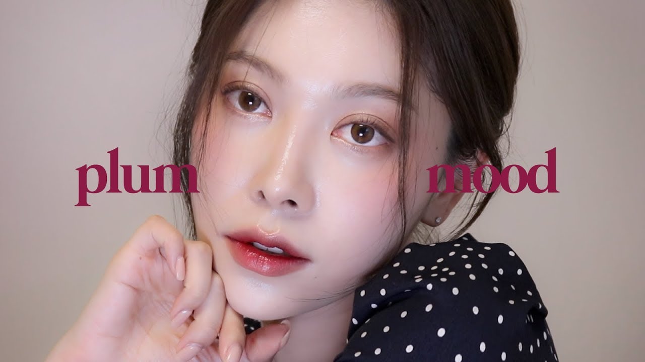 (eng) PLUM MAKEUP🍇 홍조 심한 날의 chit chat GRWM😳촉촉+보습 자두 메이크업💜 | dear.jerry