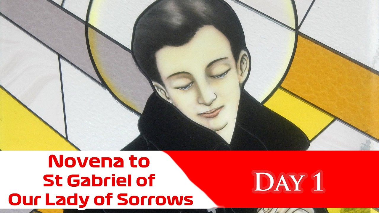 🙏Pray Along 🙏1st Novena To St Gabriel Of Our Lady Of Sorrows 🙏 18 February 2026