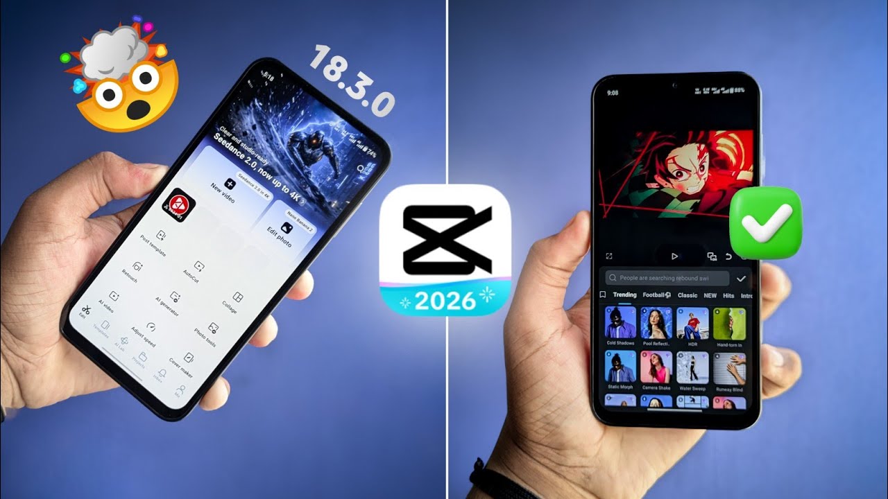 CapCut Pro New Update | Capcut 18.3.0 Update | Capcut No Internet & Too Many People Problem ✅