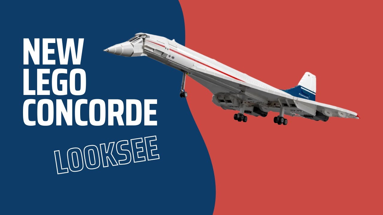 Taking a peek at the new LEGO Concorde - It's Nifty