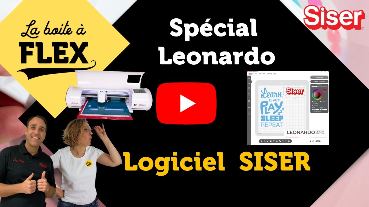 Logiciel Flex Vinyl LEONARDO SISER Démonstration