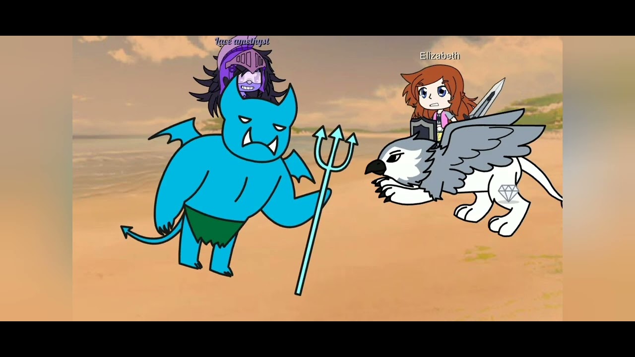 Steven Universe Crack the whip : Elizabeth Vs Lace amethyst ( White diamond au)