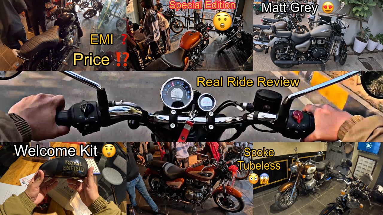 Meteor 350 Special Edition | Suspension & comfort tested on real roads | Royal Enfield showroom tour