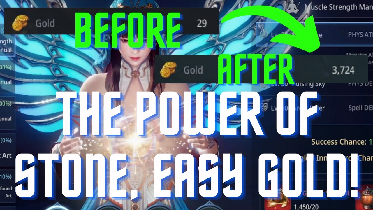 MIR4 TIPS - HOW TO EARN MORE GOLD EASILY , PART 2 : INFINITY STONE