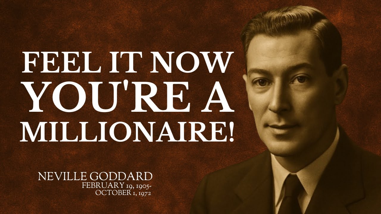 💸 "You’re Already a Millionaire — Just Feel It NOW!" | Powerful Neville Goddard Inspired Speech 💸