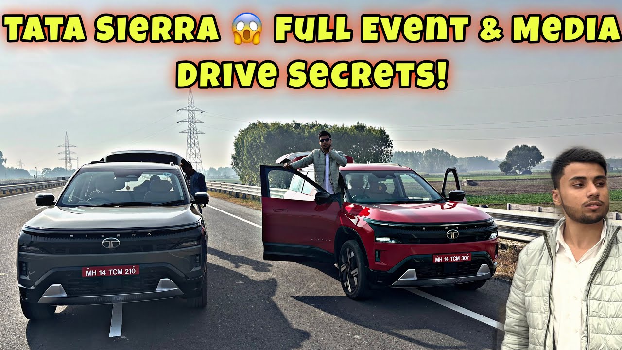 Tata Sierra Media Drive & Full Event 😱 Road Trip, Hotel & Exclusive Experience Revealed! 🚗🔥 |