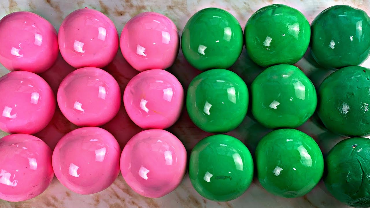 CRACKLING LIGHT PLASTICINE.Slime.Satisfying Compilation.