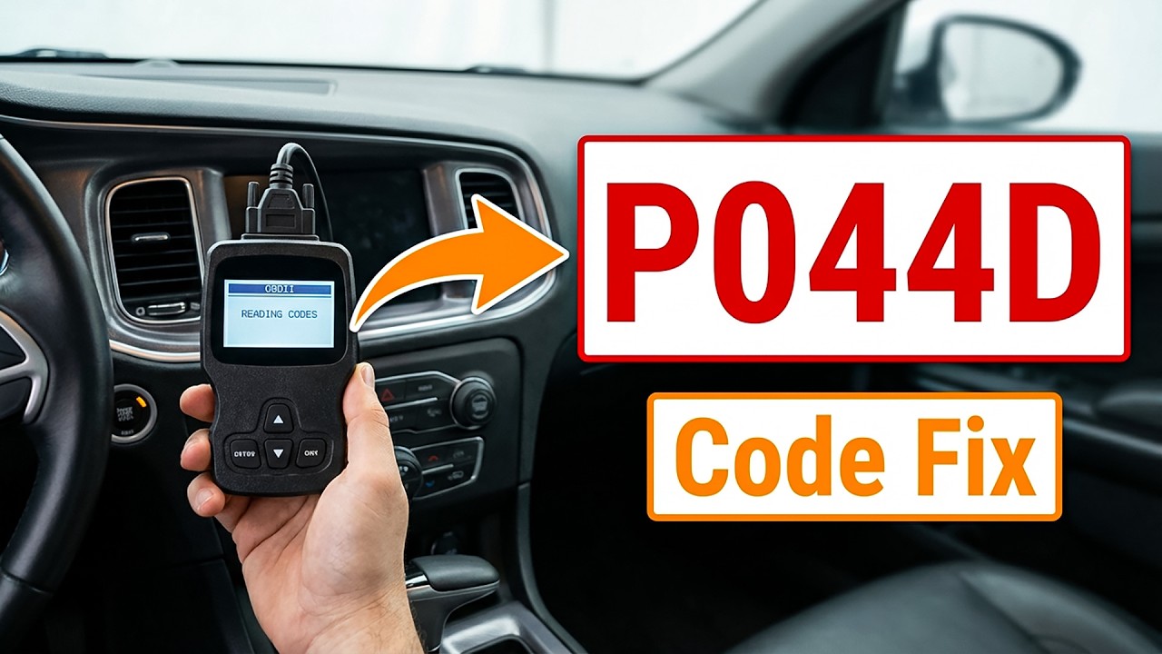 How To Fix P044D Code - EGR Sensor C Circuit High - Exhaust Gas Recirculation Valve Fix