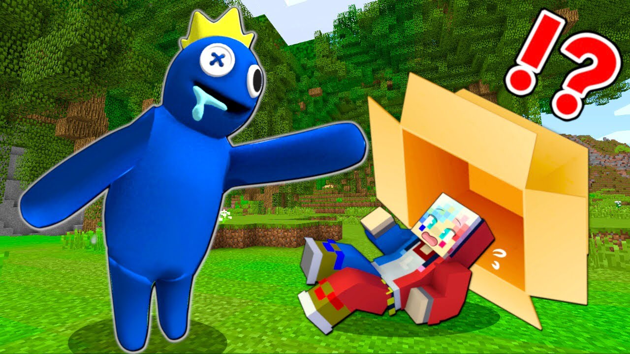 レインボーフレンズがいる恐怖の遊園地に閉じ込められた結果⁉️【マイクラ マインクラフト】ぽっぴんず