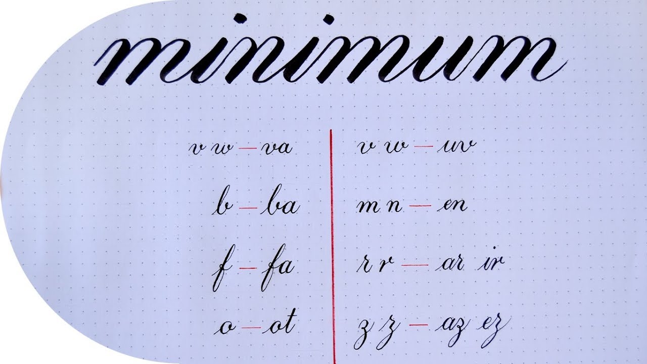Tutorial de CALIGRAFÍA - Separación entre letras | MelganniaTV