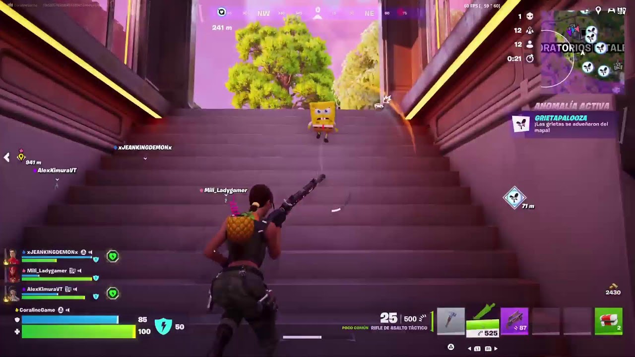 CoralineGame Fortnite zero build con subs