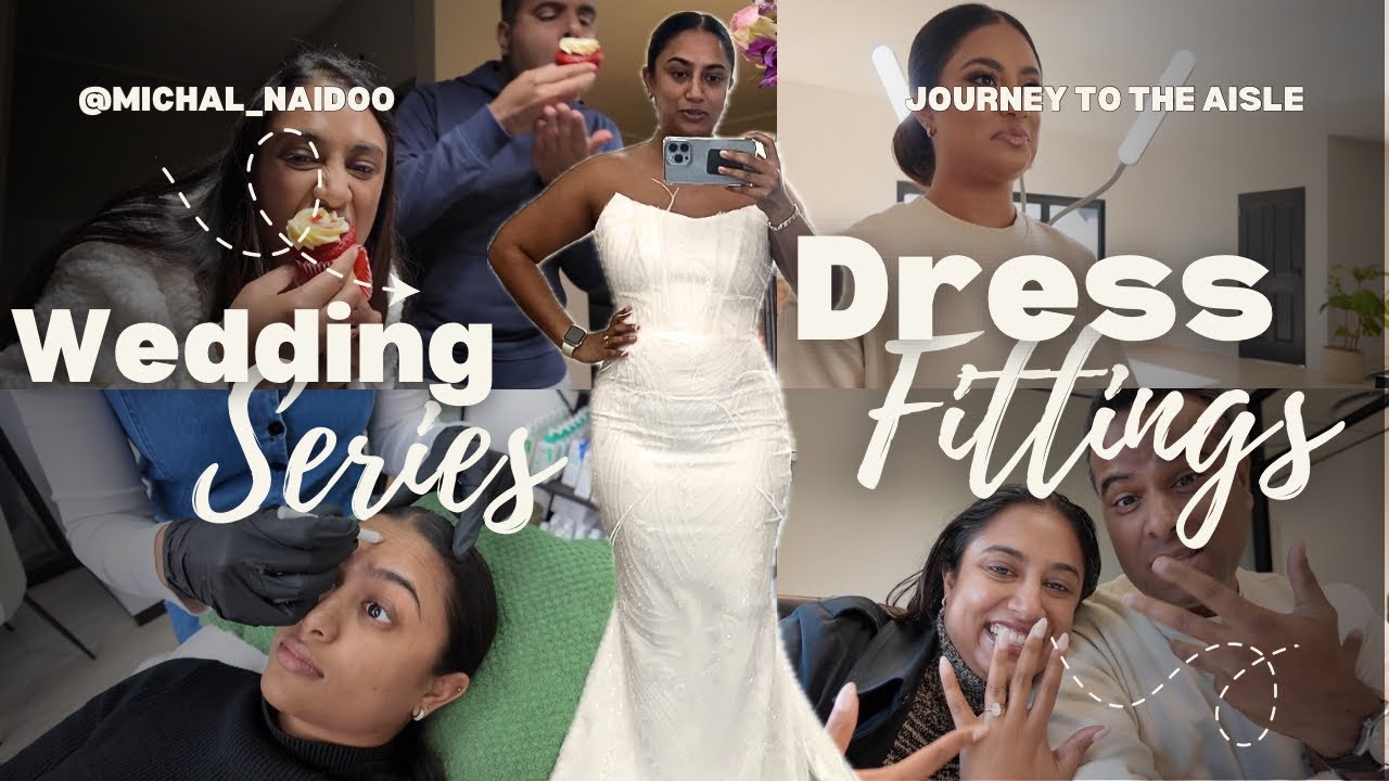 #JourneyToTheAisle Part 2 - Makup Trial, Cake Tasting, Skin Prep & Dress Fittings. 