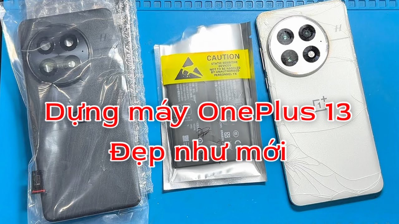 Hướng dẫn thay pin OnePlus 13, thay màn OnePlus 13, thay lưng OnePlus 13 tại nhà - NS Mobile