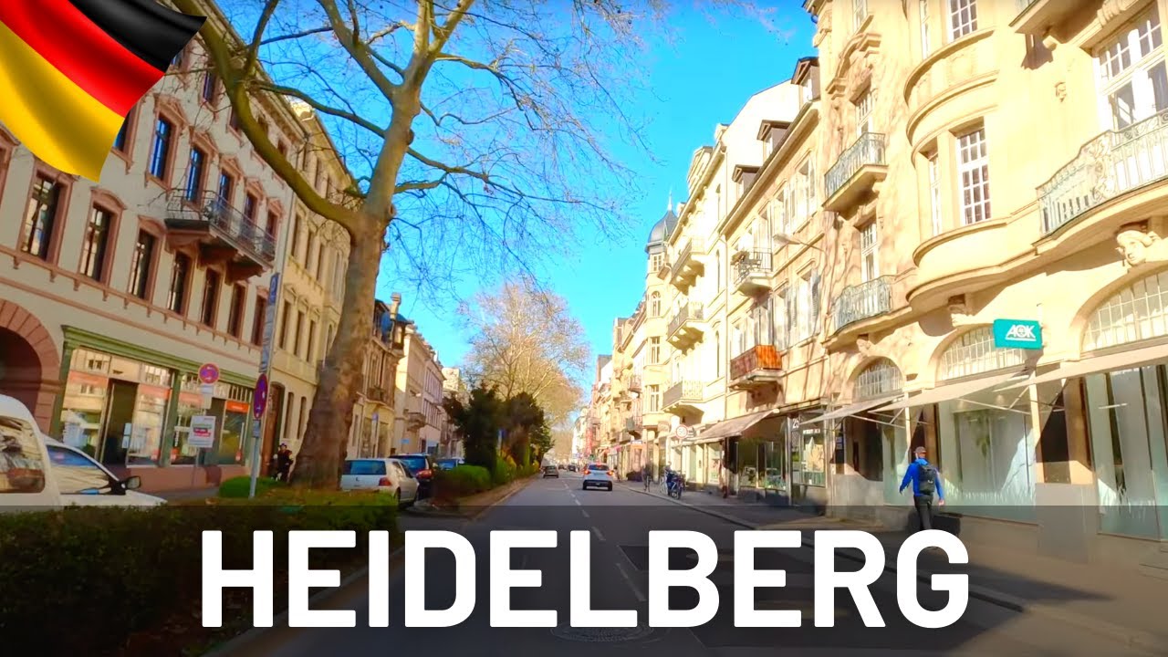 HEIDELBERG Driving Tour 🇩🇪 Germany || 4K Video Tour of Heidelberg