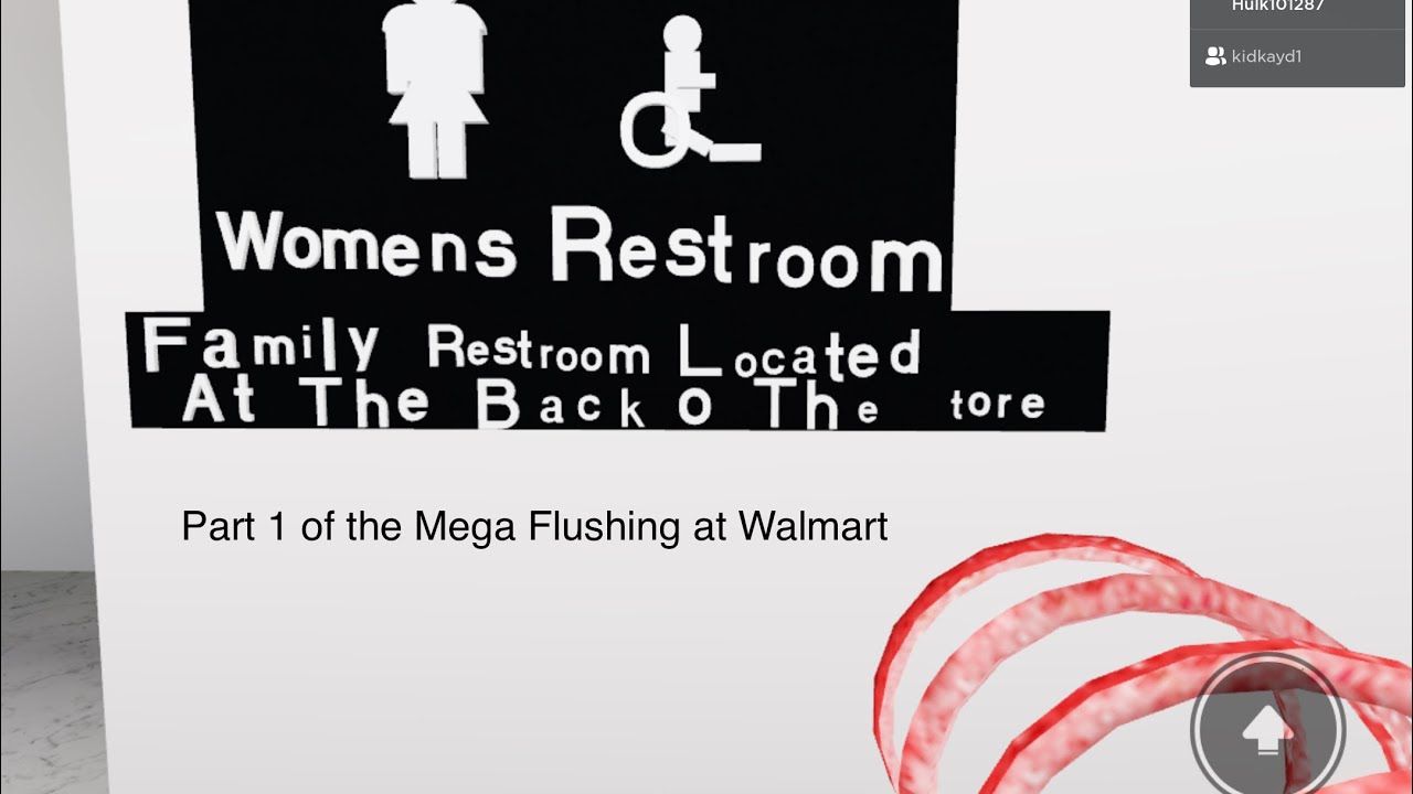 Walmart Women’s Restroom Full Shoot Part 1/ Roblox