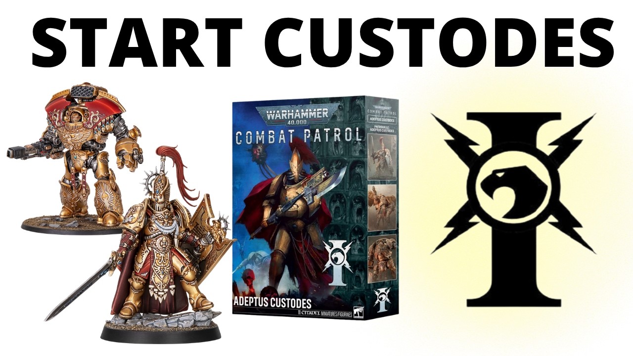 How to Start an Adeptus Custodes Army in Warhammer 40K 11th Edition - Start Collecting for Beginners