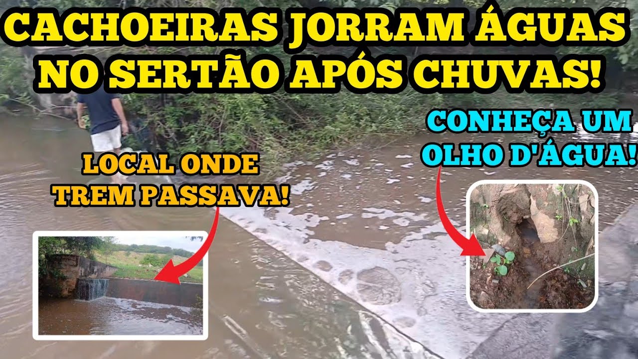 CACHOEIRAS JOGAM ÁGUAS NO DISTRITO DE SERRA DA ARARA EM CAJAZEIRAS-PB!