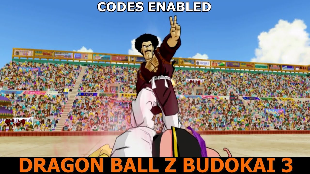 Gohan, Krillin and Hercule Satan start the fights transformed (Dragon Ball Z Budokai 3 Cheat Codes