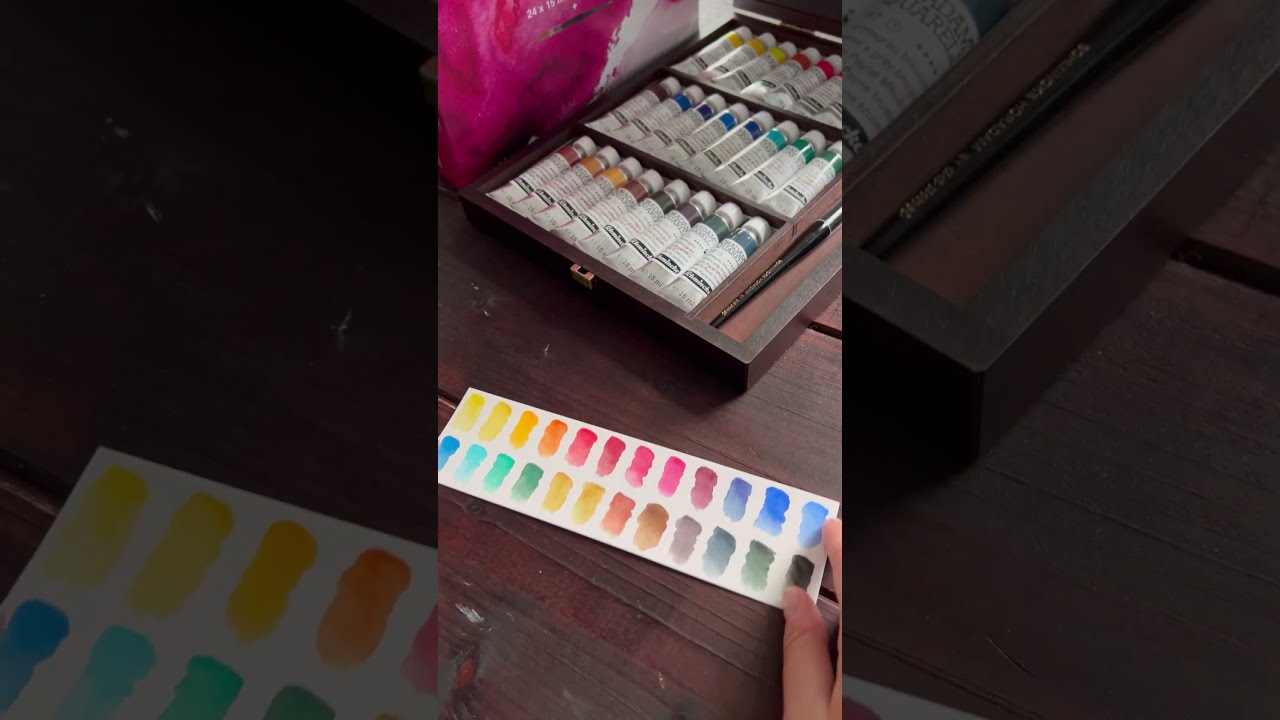 SCHMINCKE UNBOXING: Limited Horadam Watercolor Set #Shorts #Horadam #watercolour
