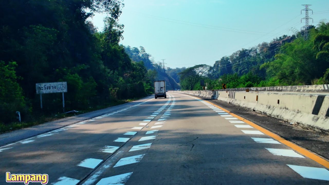 🇹🇭 Chiang Mai to Lampang Drive 4K | The Most Scenic Road in Northern Thailand with Relaxing Music