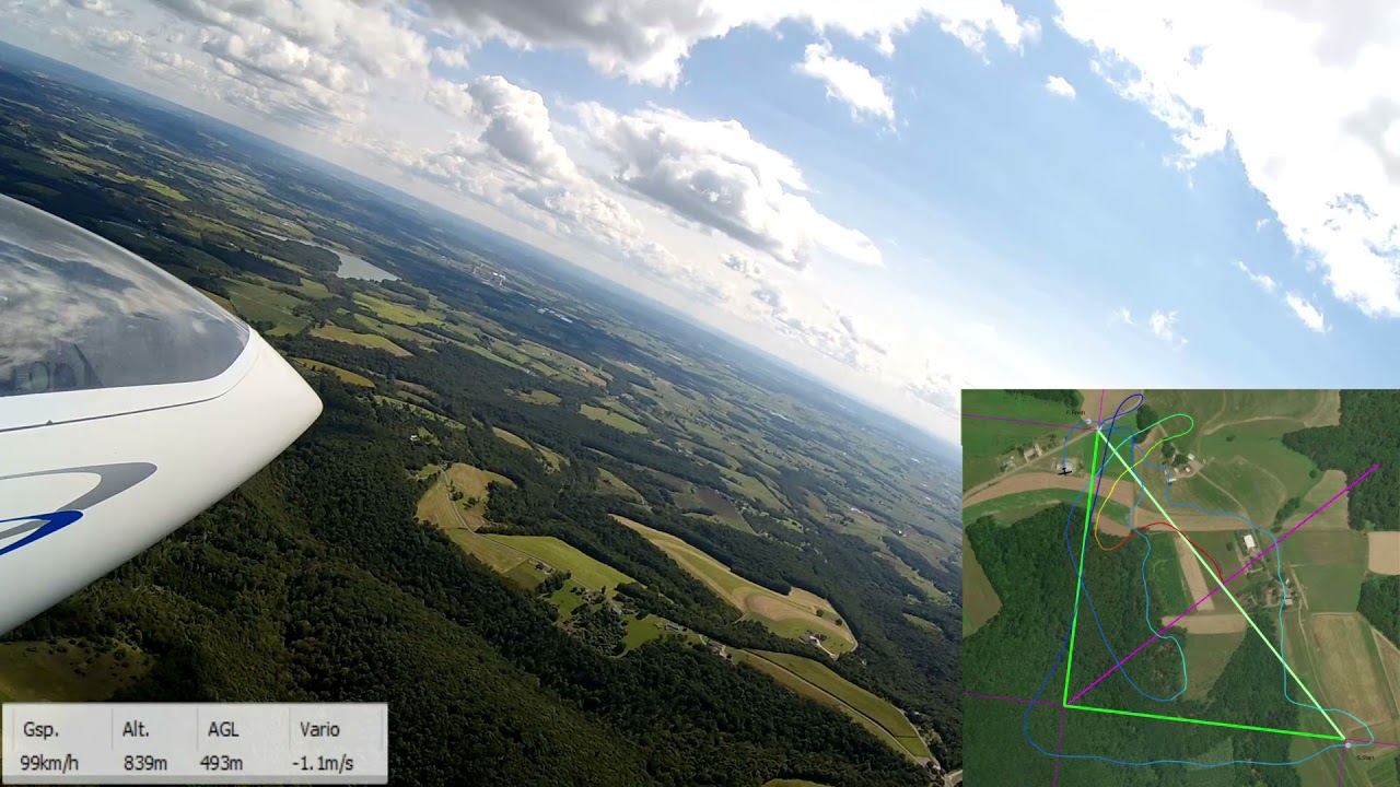 Triangle Thursday- Intro to GPS Triangle Racing and Flight at Sky High Scale Soaring Aerotow