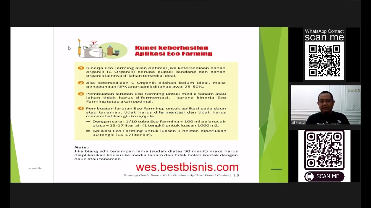 Perbedaan pupuk eco farming original dengan pupuk eco farming premium dan cara penggunaan