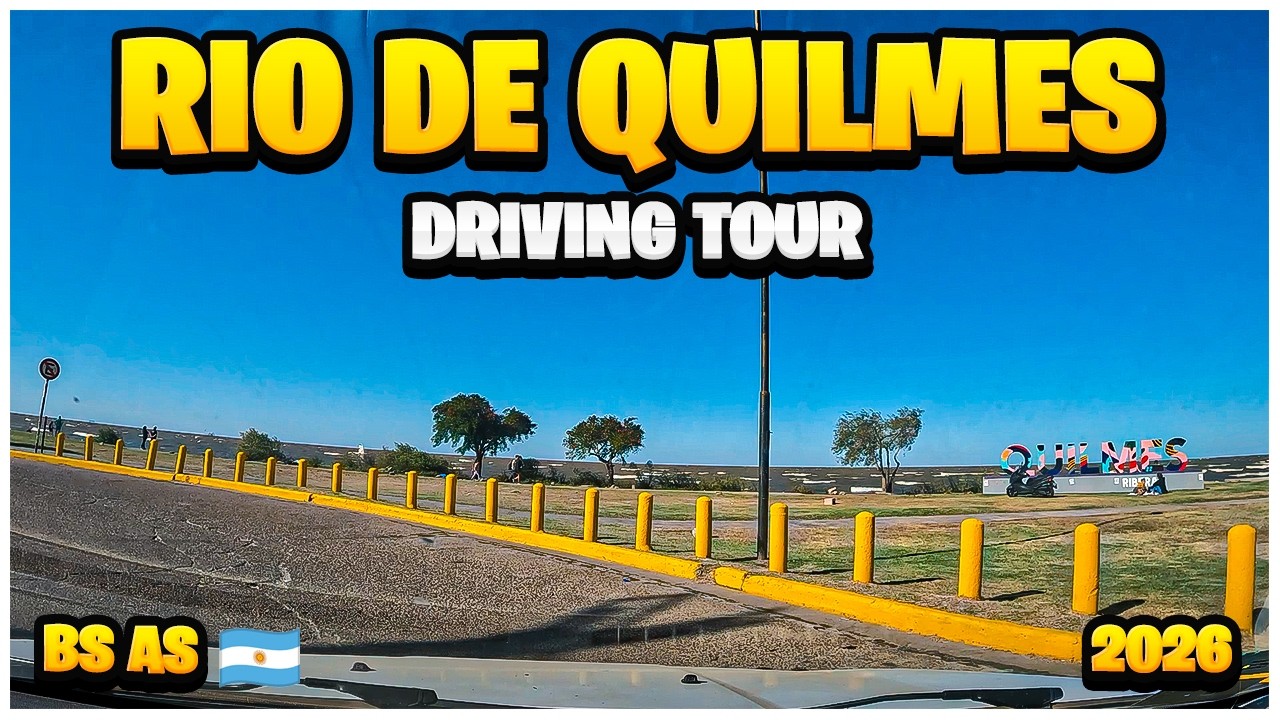 Lo bueno y lo malo del río de Quilmes en auto [4K]
