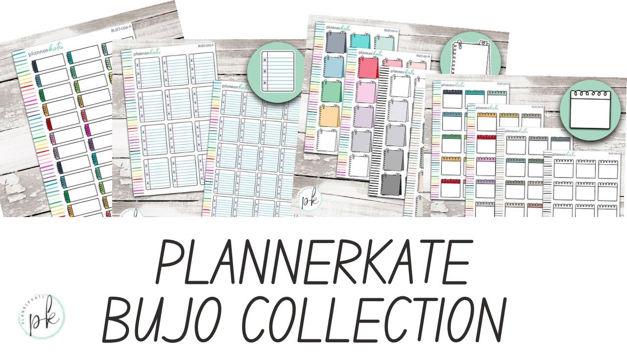ВСЯ коллекция PlannerKate BUJO!!