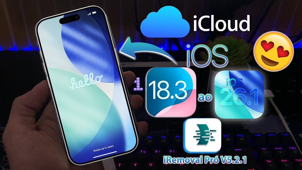 🚨Atualizado! Bypass iCloud iPhones XR/11/12/13/14/15/16 Pró Max iOS 18.3 ao 26.1🍎(2025)🔥