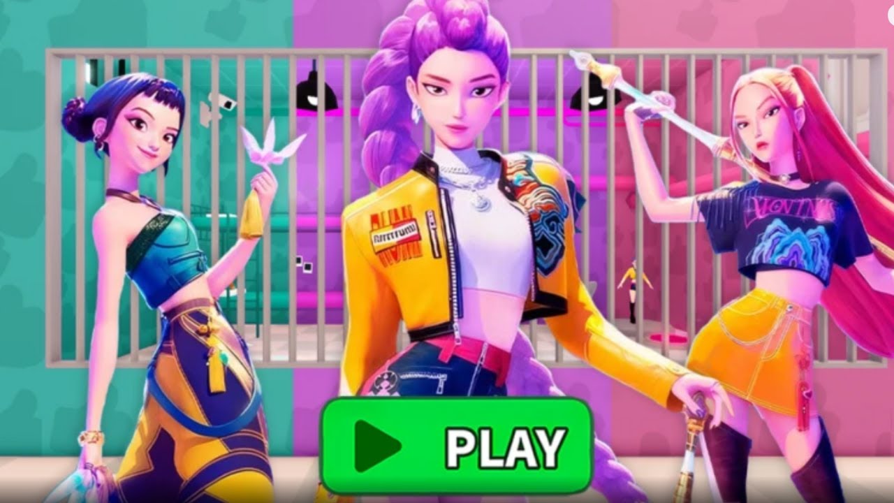 Huntrix Kpop Demon Hunters Barry Prison Run | Roblox Obby 