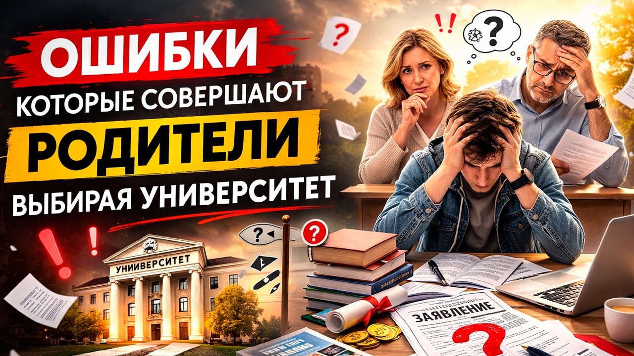 Ошибки, которые совершают родители, выбирая университет