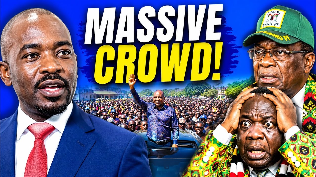 Watch🤯LiveZANU-PF Squad Panic After Massive Crowd Follows Chamisa in Chitungwiza Tribute🇿🇼🔥