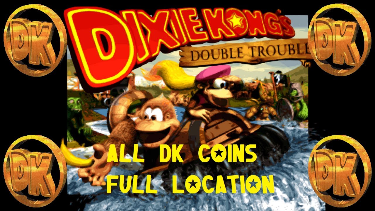 Donkey Kong Country 3 (SNES) / All DK COINS Full Location [EXTRA#3] [4:3/4K@60]