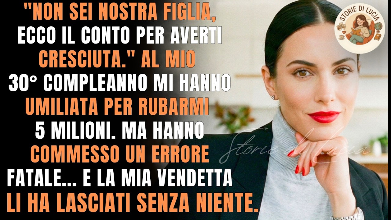 I miei genitori mi presentano il conto di tutta la mia vita. La mia vendetta in banca li ha...😱💸