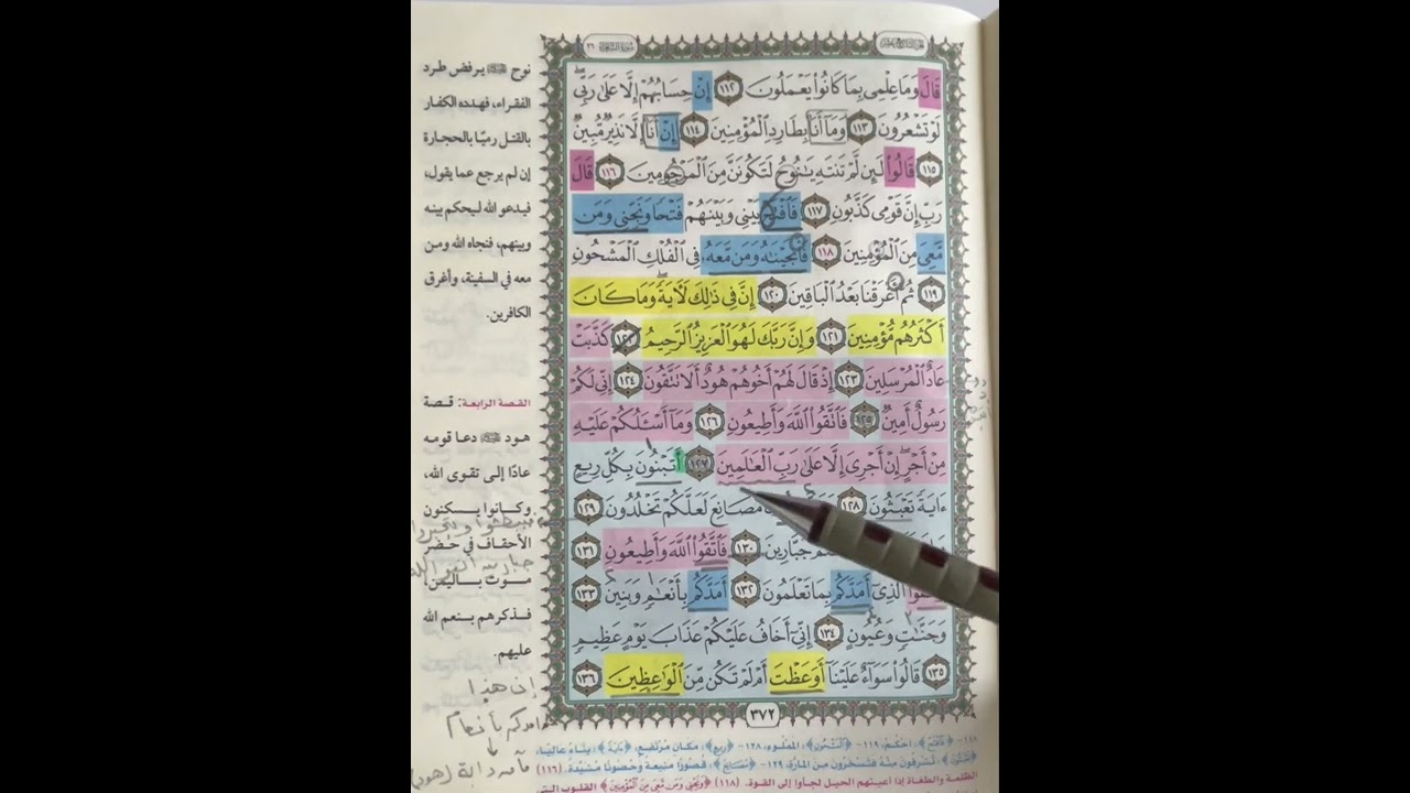 روابط الشعراء من آية ١٠٥ : ١٥٩