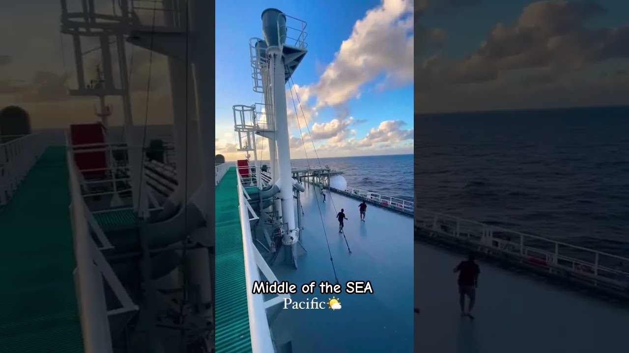 middle of the SEA 🏏⚓💪🚢😊 #lifeatsea #trendingshorts #ship #viralshortsvideo