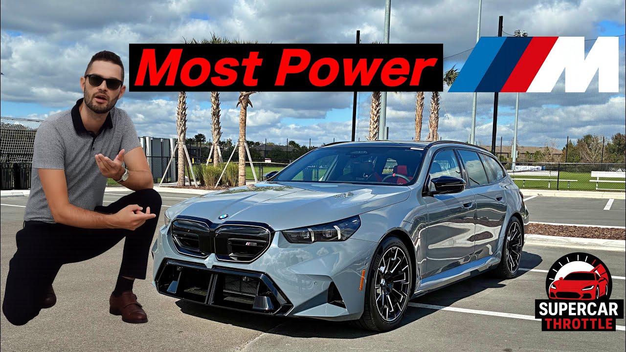 BMW M5 Touring 2026 года: Внимание! Этот супер-универсал мощностью 717 л.с. смертельно опасен.
