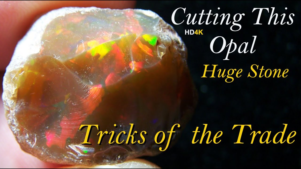 Cutting Opal Polishing Tips & Tricks of the trade Rough Opals gemstone Ethiopian Uncut Gem Lapidary