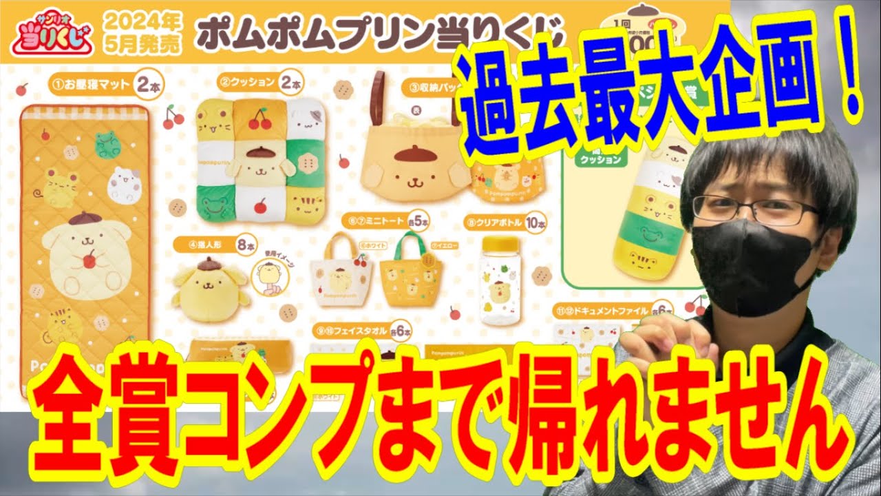 【サンリオくじ】過去最大企画！12種類の賞をフルコンプするまで帰れません!! 最推ししか出ないくじなんて最高すぎる＊【当りくじ/Sanrio】