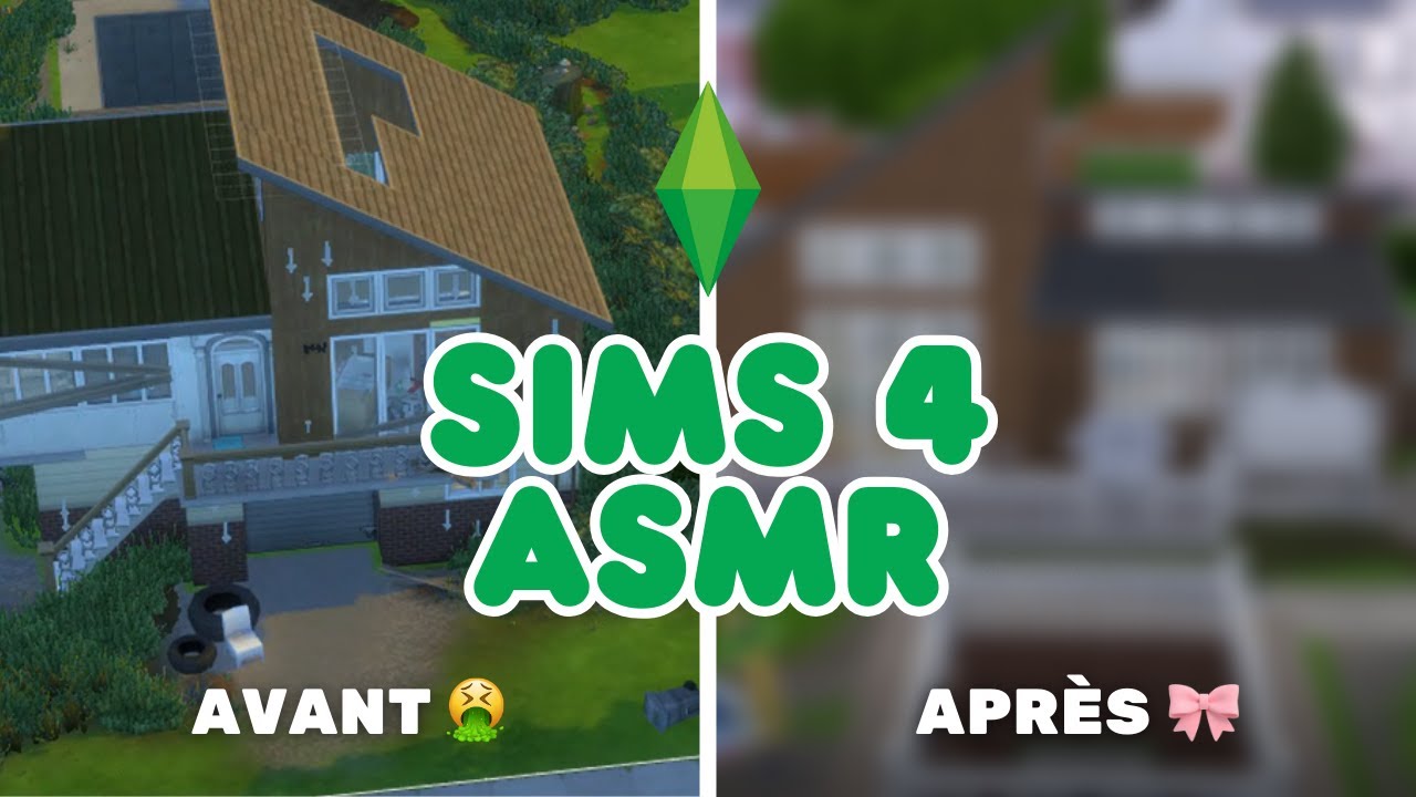 ASMR FRANÇAIS - Rénovation SIMS 4 (chuchotements, tapping, partie 1)