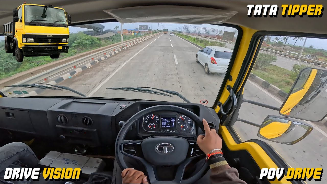 TATA TIPPER : POV DRIVE | The Best Load Truck Drive Experience | #tata #tipper #povdrive #asmr 