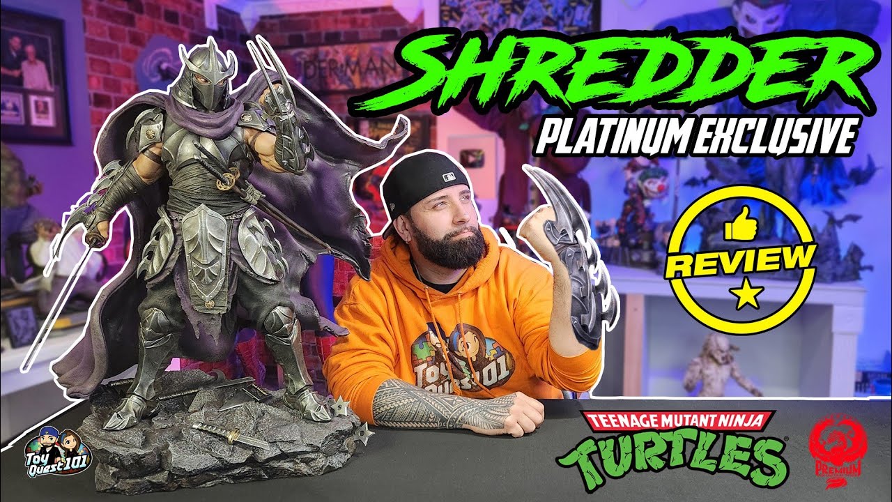 TMNT Platinum Exclusive Shredder by PCS Unboxing and Review