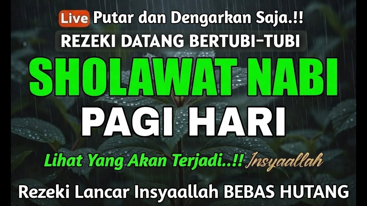 Sholawat Jibril Irama Merdu Bikin Rezeki Mengalir Deras