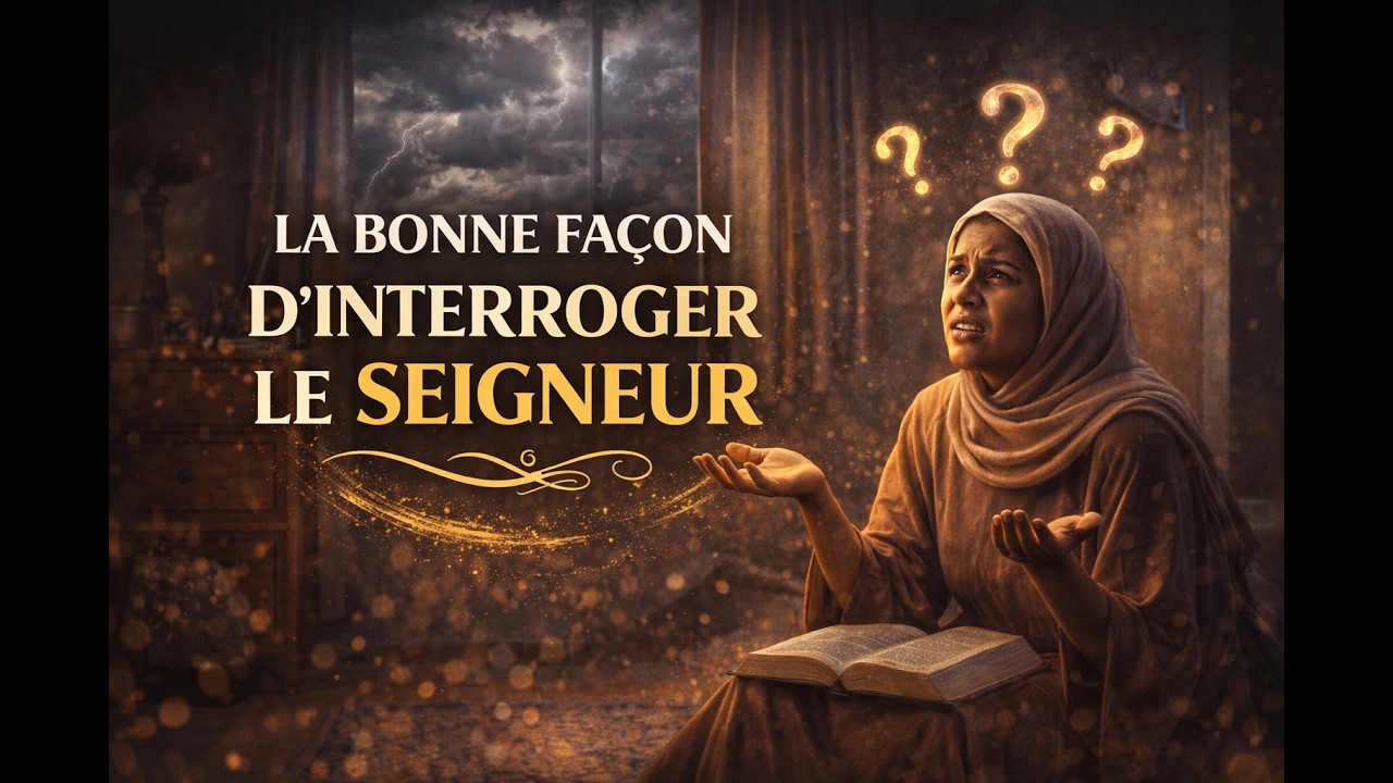 LA BONNE FAÇON DE QUESTIONNER LE SEIGNEUR