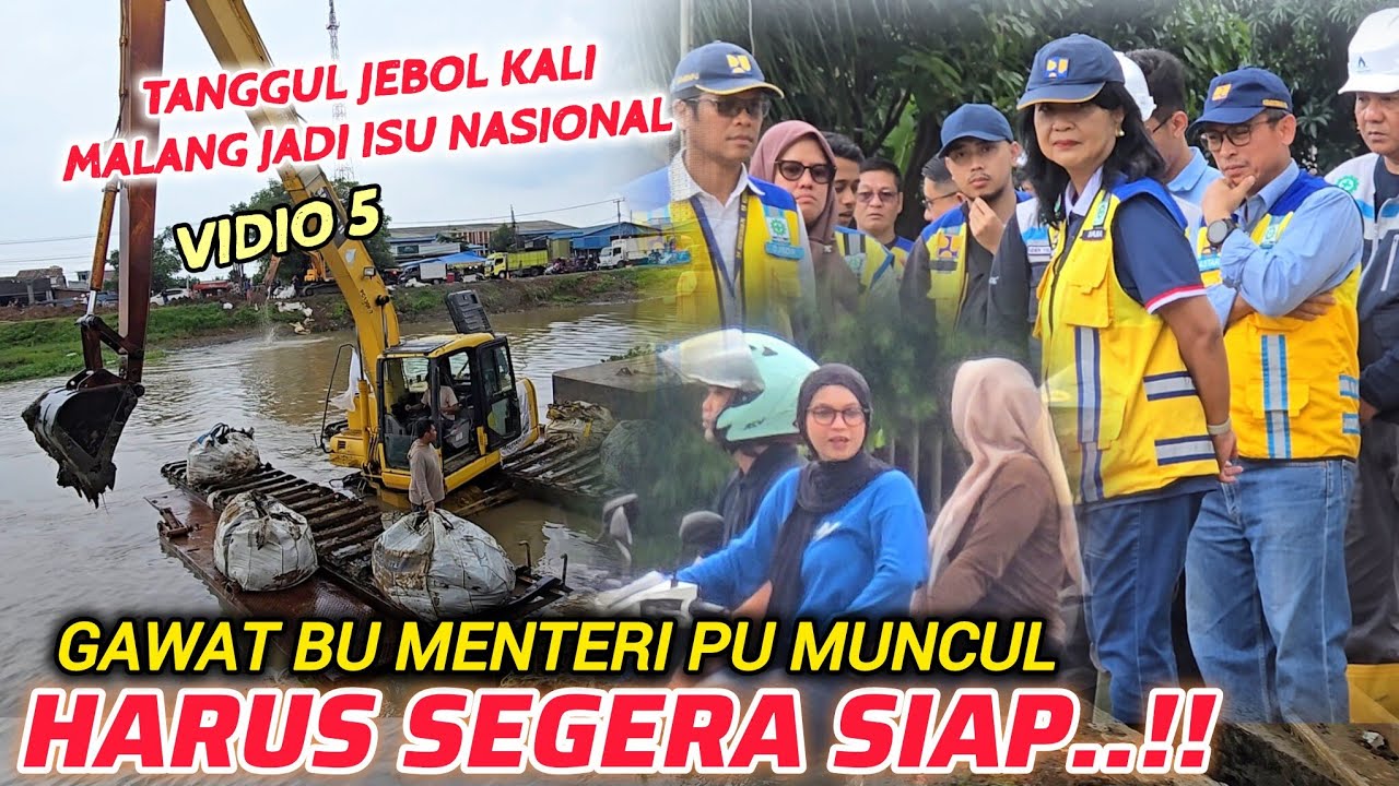 SETELAH KADES VIRAL ,KANG DEDI MULYADI , BUPATI KINI WAKIL MENTRI PU DATANG CEK LOKASI TANGGUL JEBOL