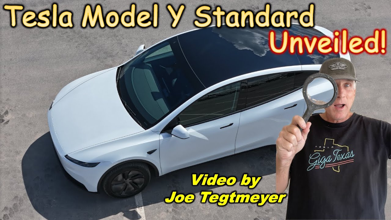 Презентация совершенно новой Tesla Model Y Standard Edition! Характеристики, характеристики и про...